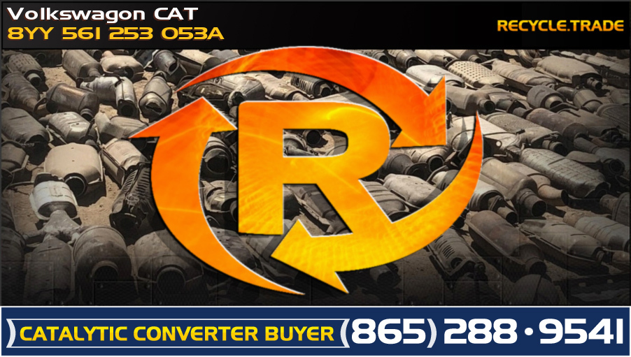 Volkswagon CAT 8YY 561 253 053A Scrap Catalytic Converter 