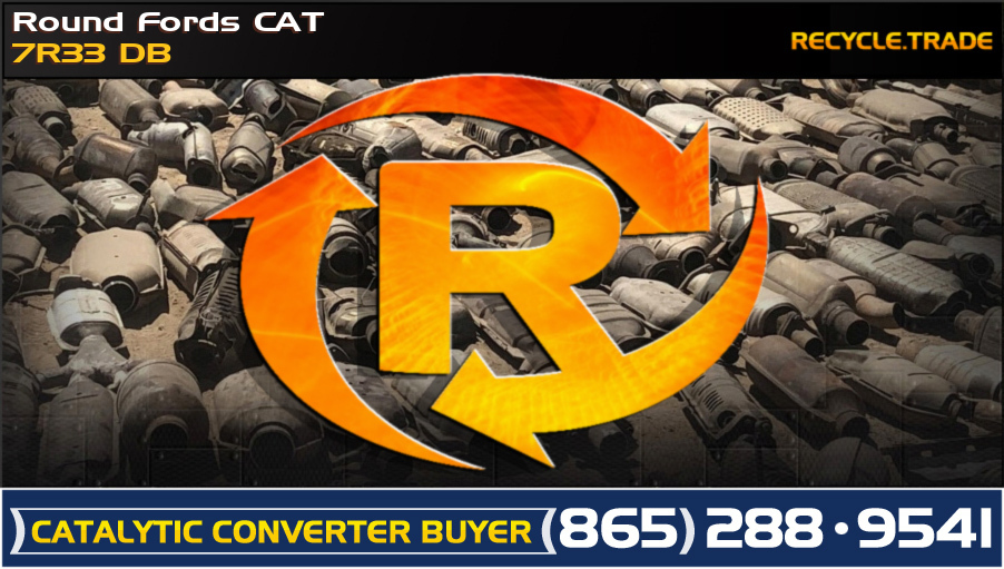 Round Fords CAT 7R33 DB Scrap Catalytic Converter 